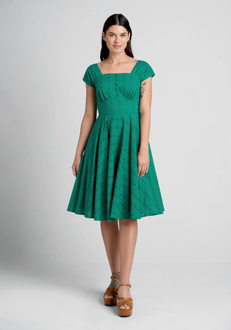 We Go Together Fit And Flare Dress - Olabens