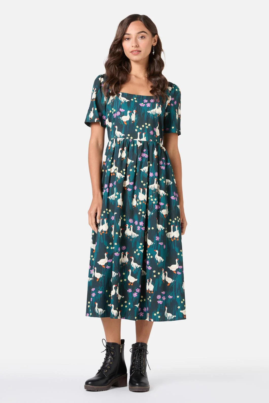 Lucy Goosey Midi Dress - Olabens