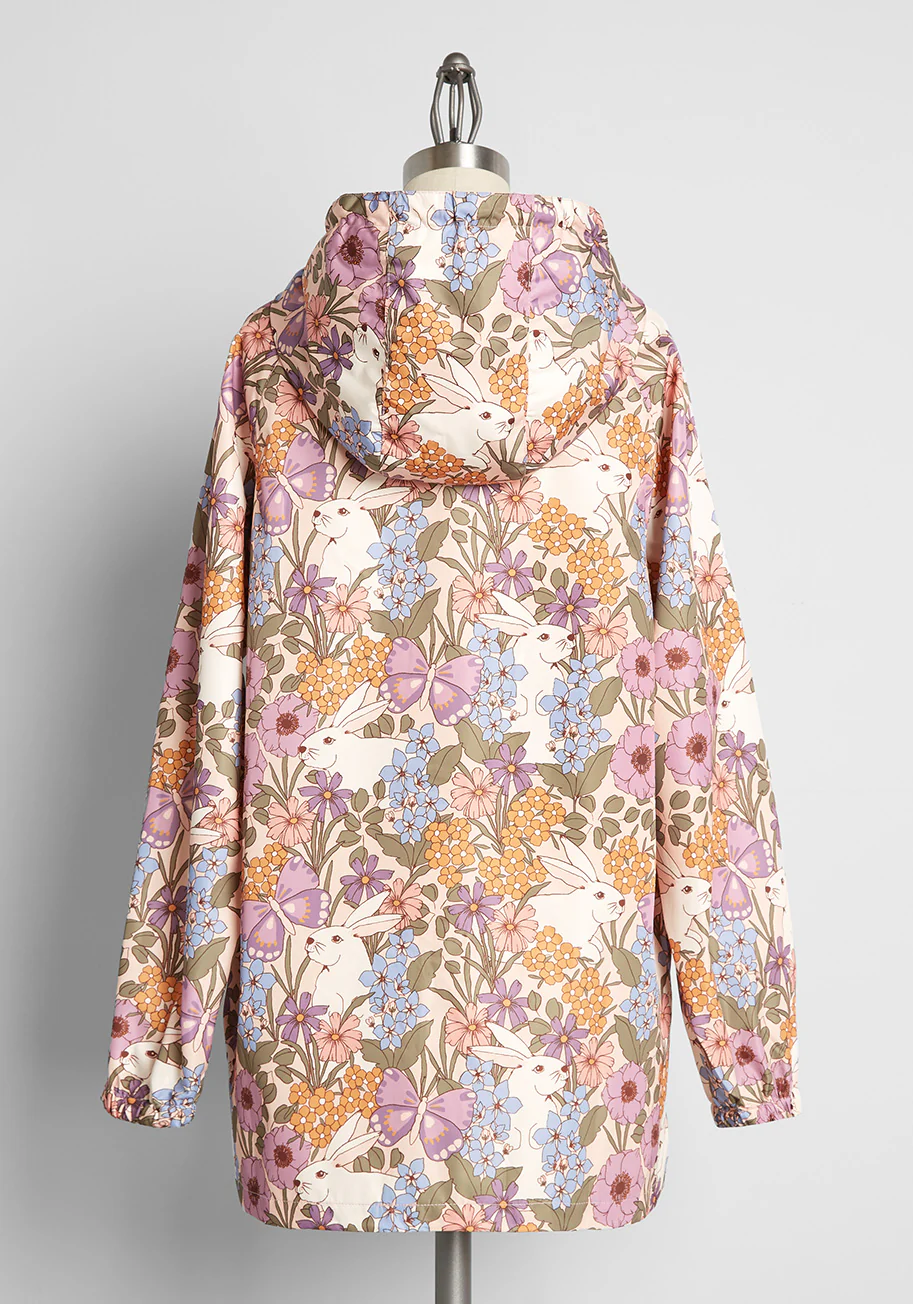 Your Bunny Is A Wonderland Rain Jacket - Olabens