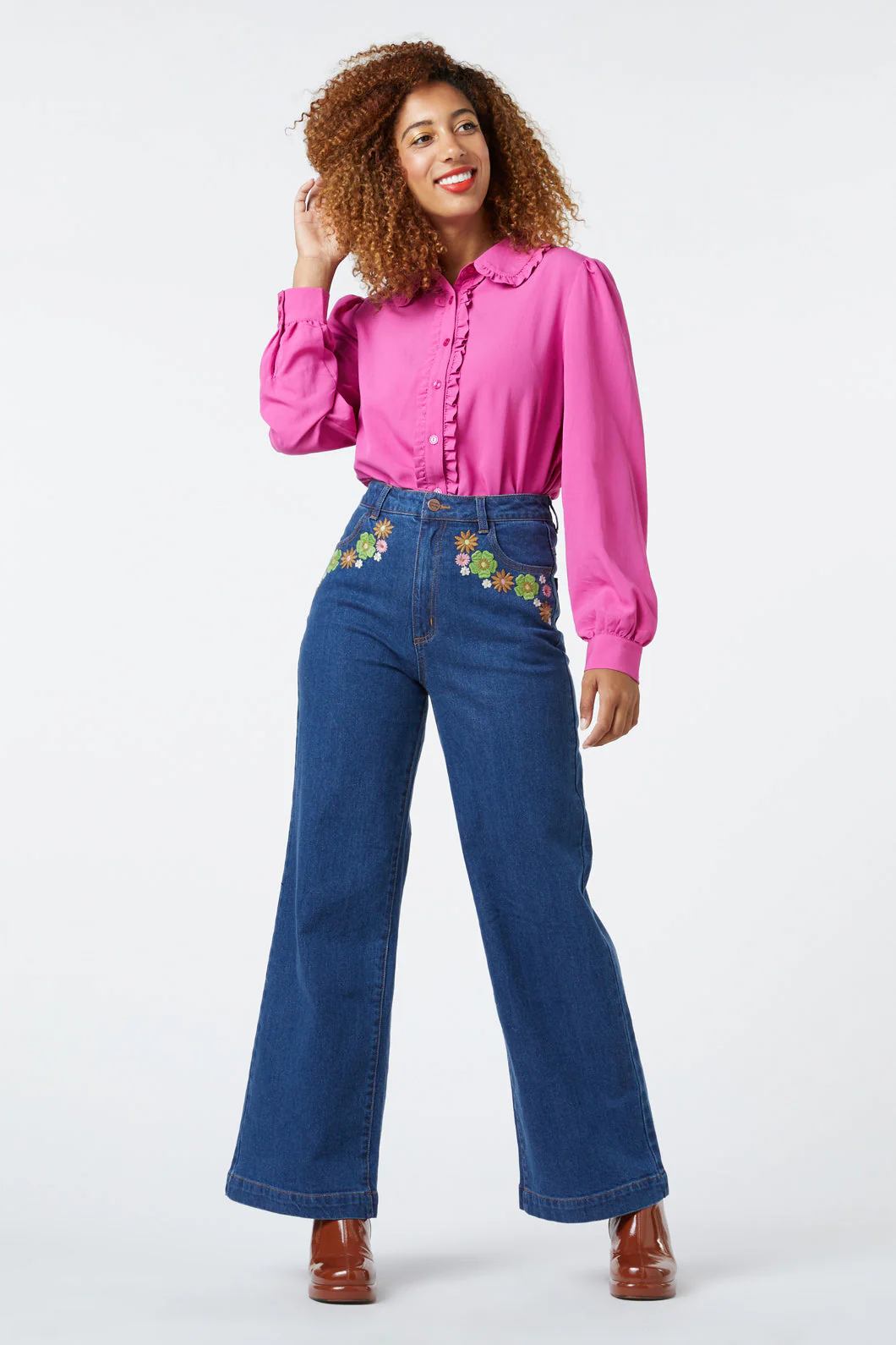 Bridgette Embroidered Jean - Olabens