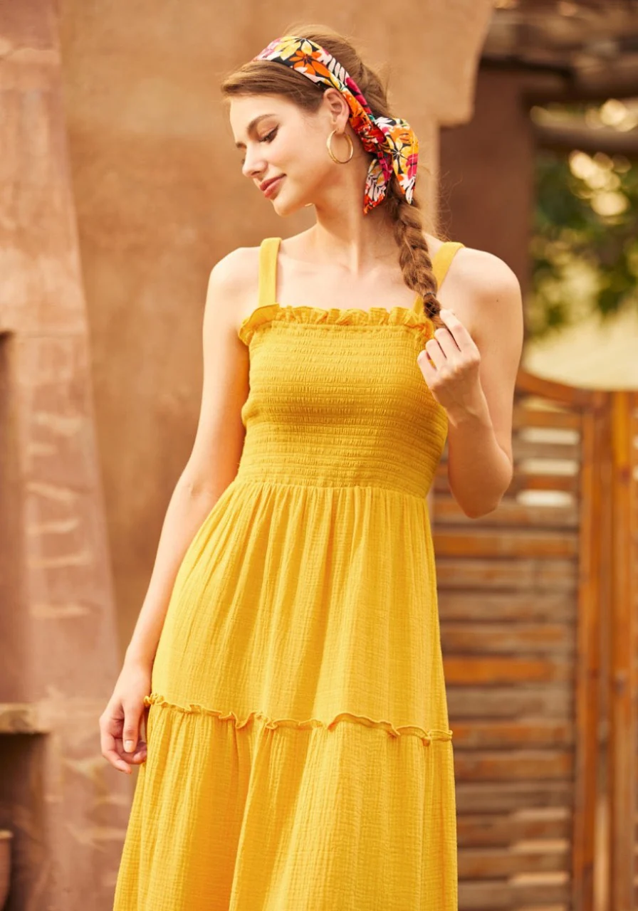 Glimmering Goddess Maxi Dress - Olabens