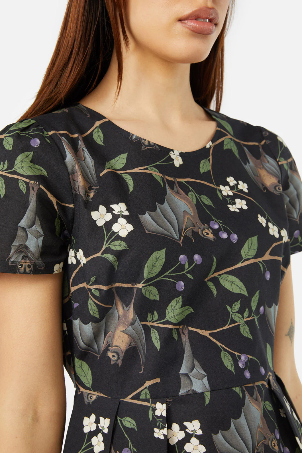 Old World Printed Dress - Olabens