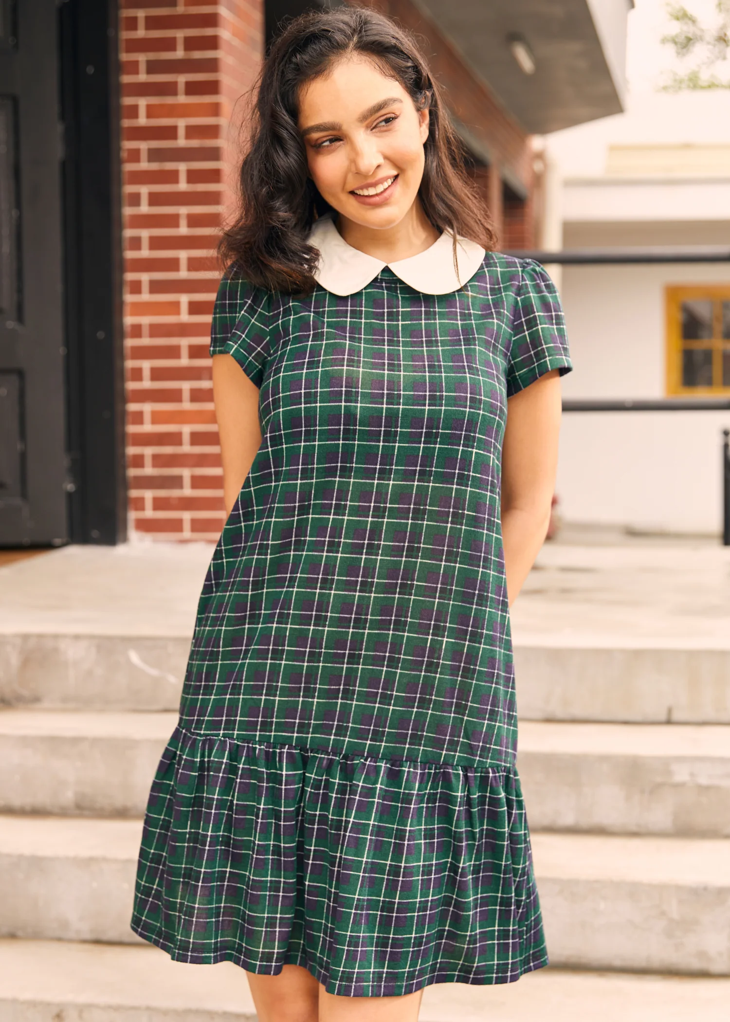 School Days Collared Dress - Olabens