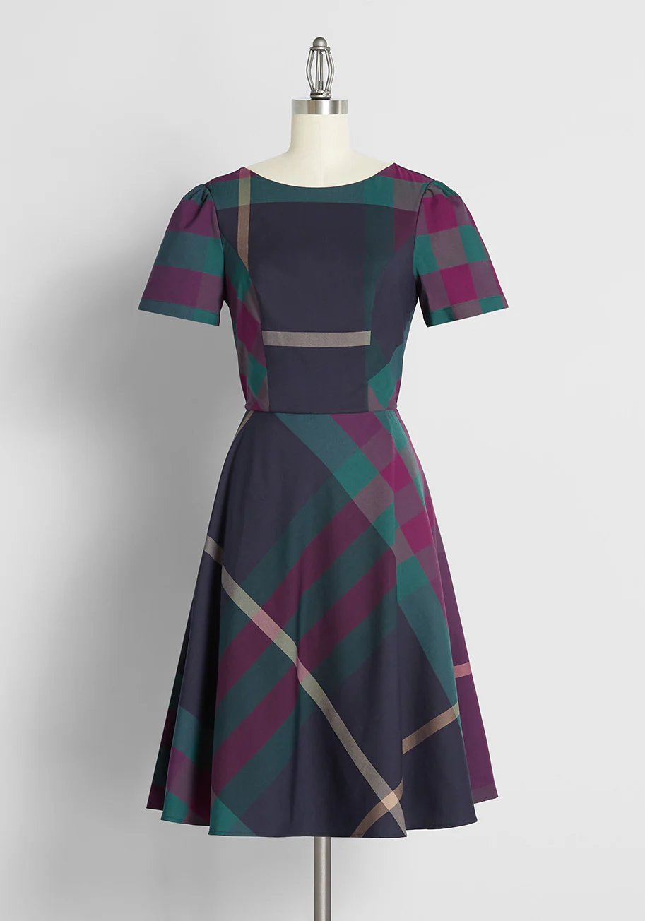 Definitively Darling Fit and Flare Dress - Olabens