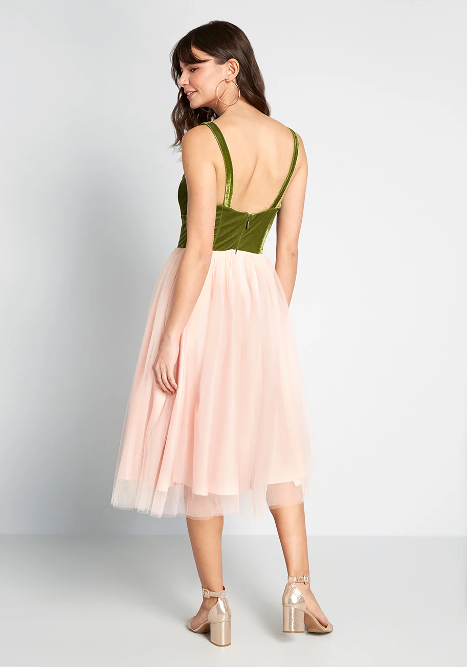 Rose Garden Party Twofer Dress - Olabens