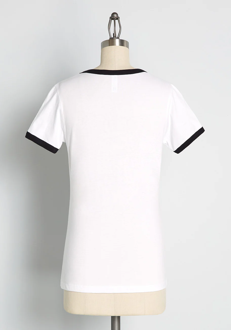 Good Vibes Ringer Tee - Olabens