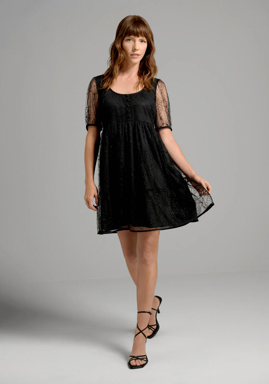 Crawling With Cuteness Babydoll Dress - Olabens