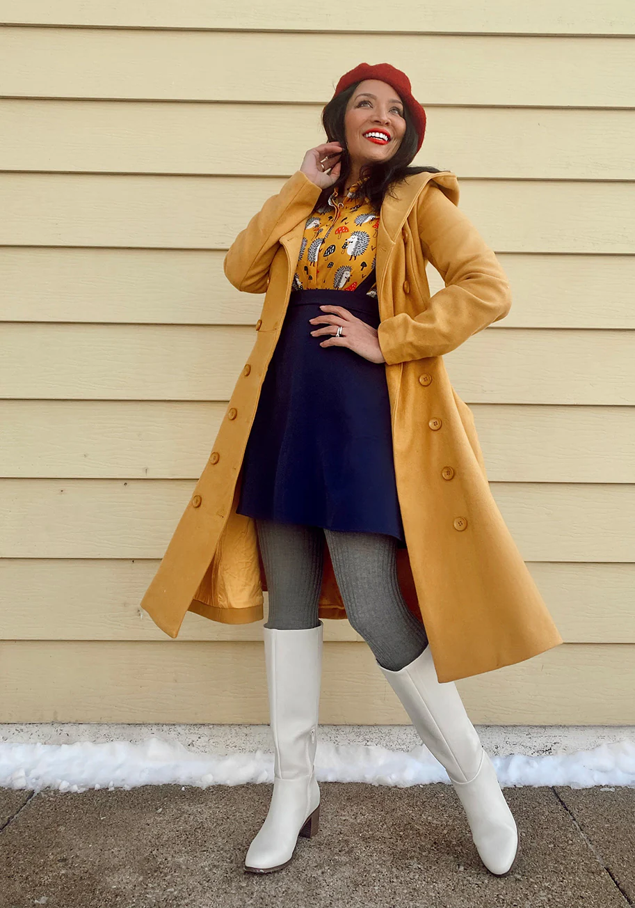 Shining So Brightly Swing Coat - Olabens