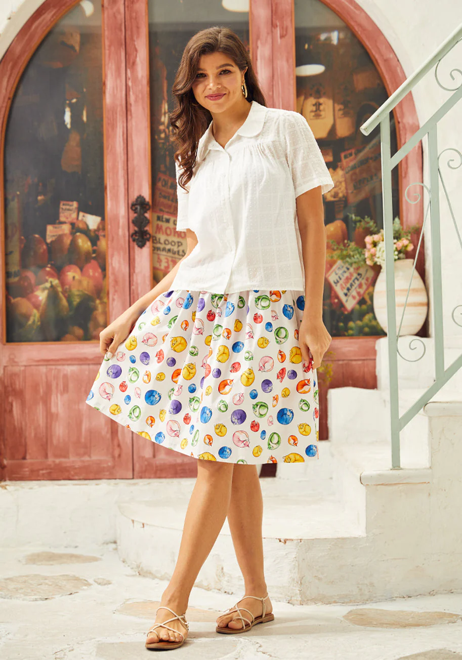 Made For Merriment Button-Up Top - Olabens