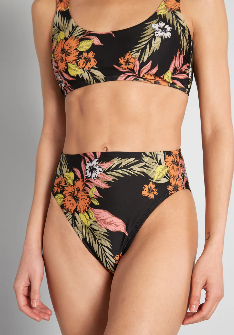 The Franky High-Waisted Bikini Bottom - Olabens