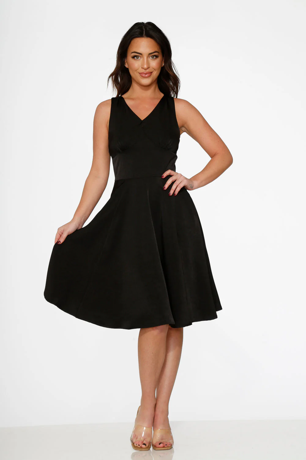 Black Swing Dress - Olabens