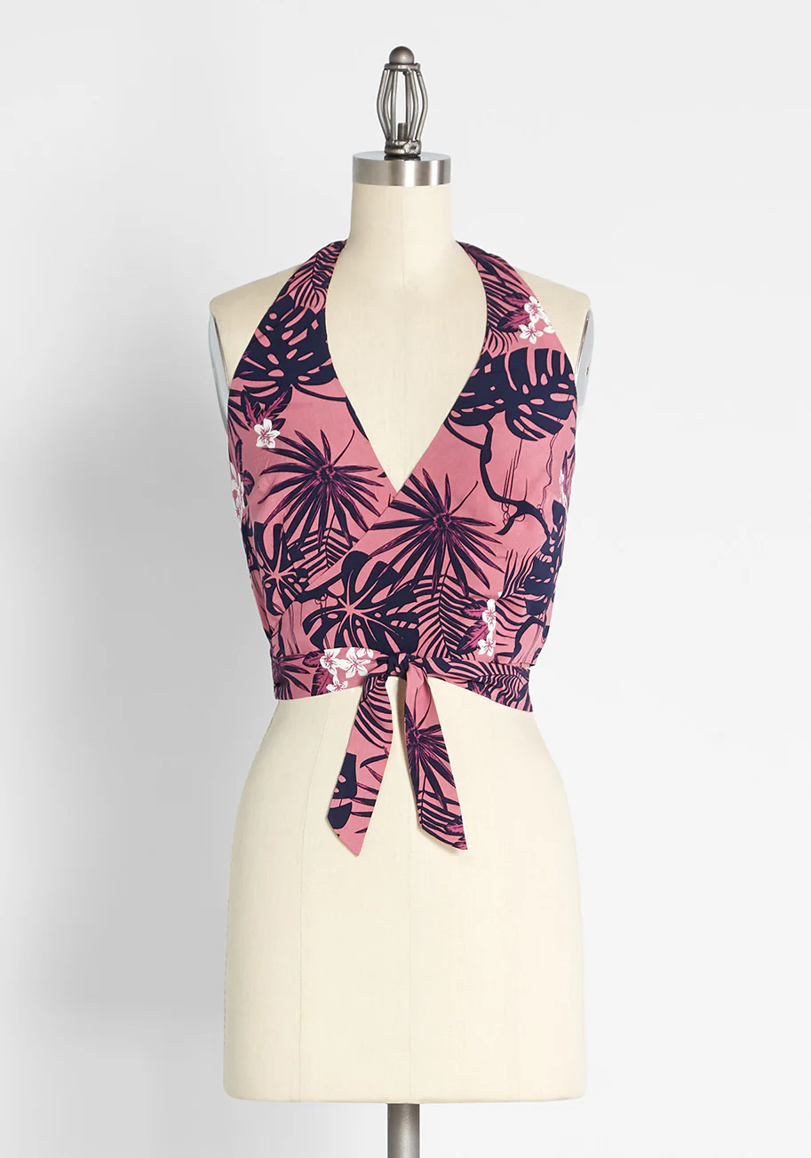 Isnyt x Collectif Tropicana Trippin' Halter Top - Olabens