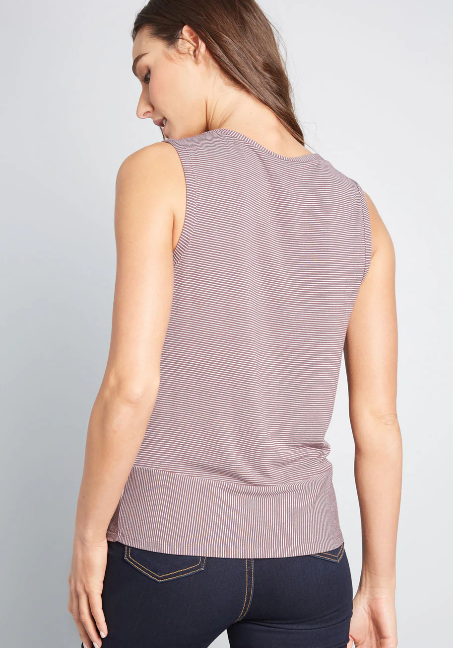 Knotted Moxie Tank Top - Olabens