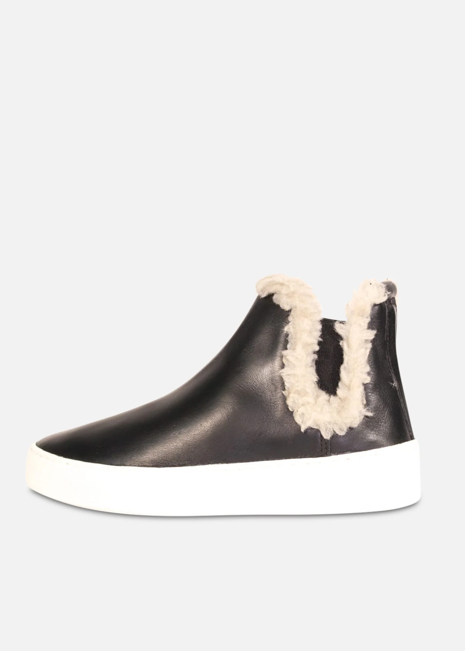 Winston Shearling Detail Sneakers - Olabens