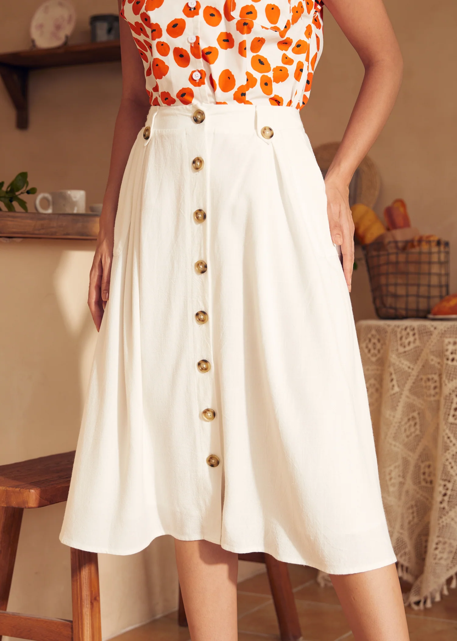 Press de Provence Skirt - Olabens