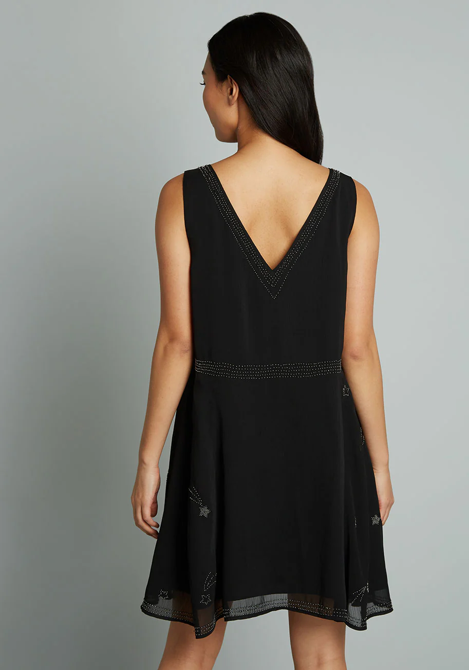 Leave Them Starstruck Shift Dress - Olabens