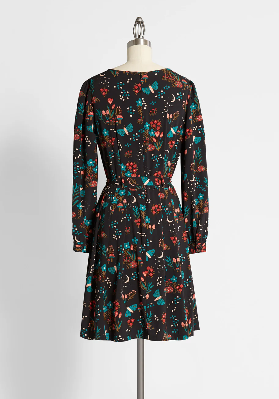 Garden After Party A-Line Dress - Olabens