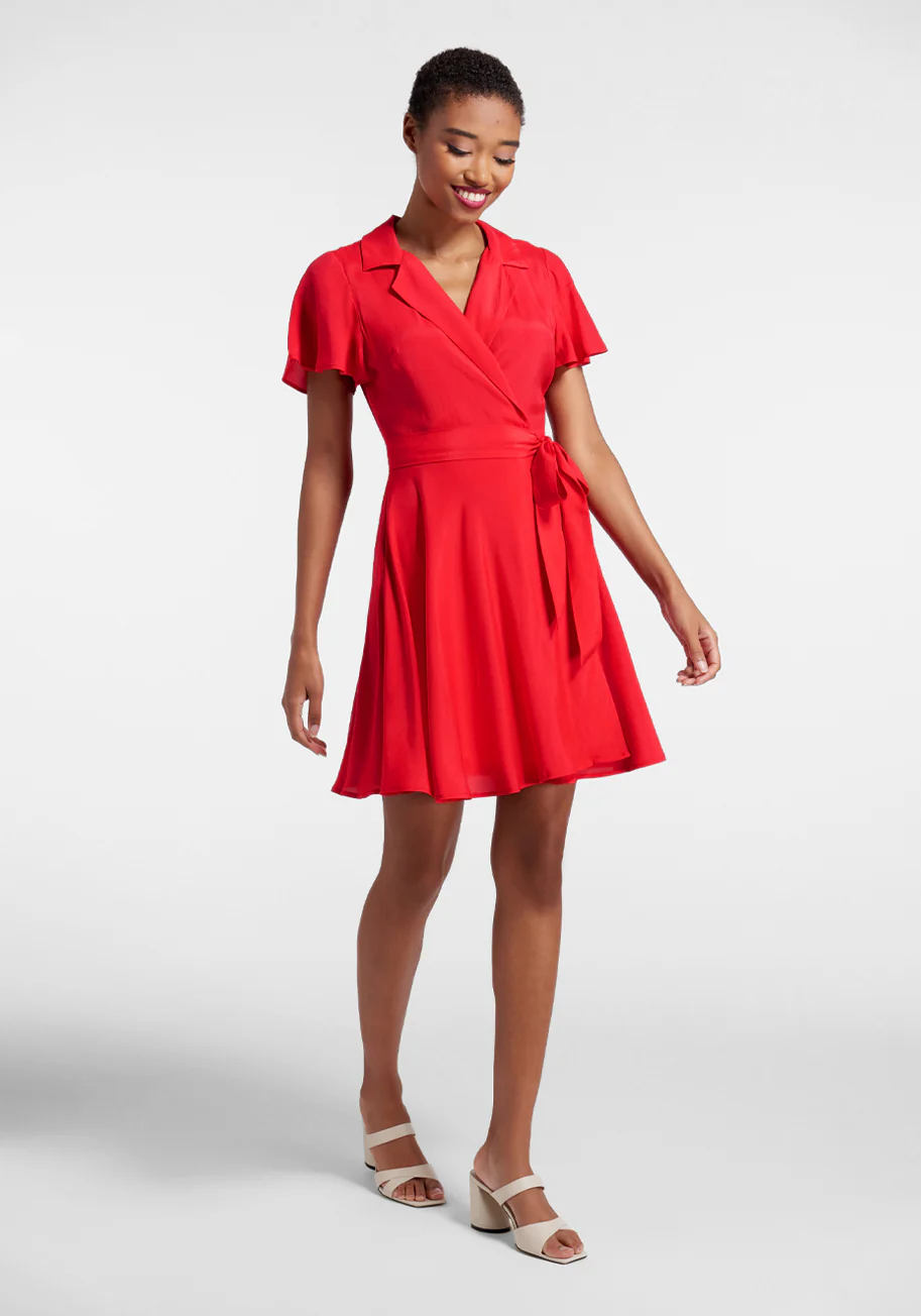 Sojourn Savvy Wrap Dress - Olabens