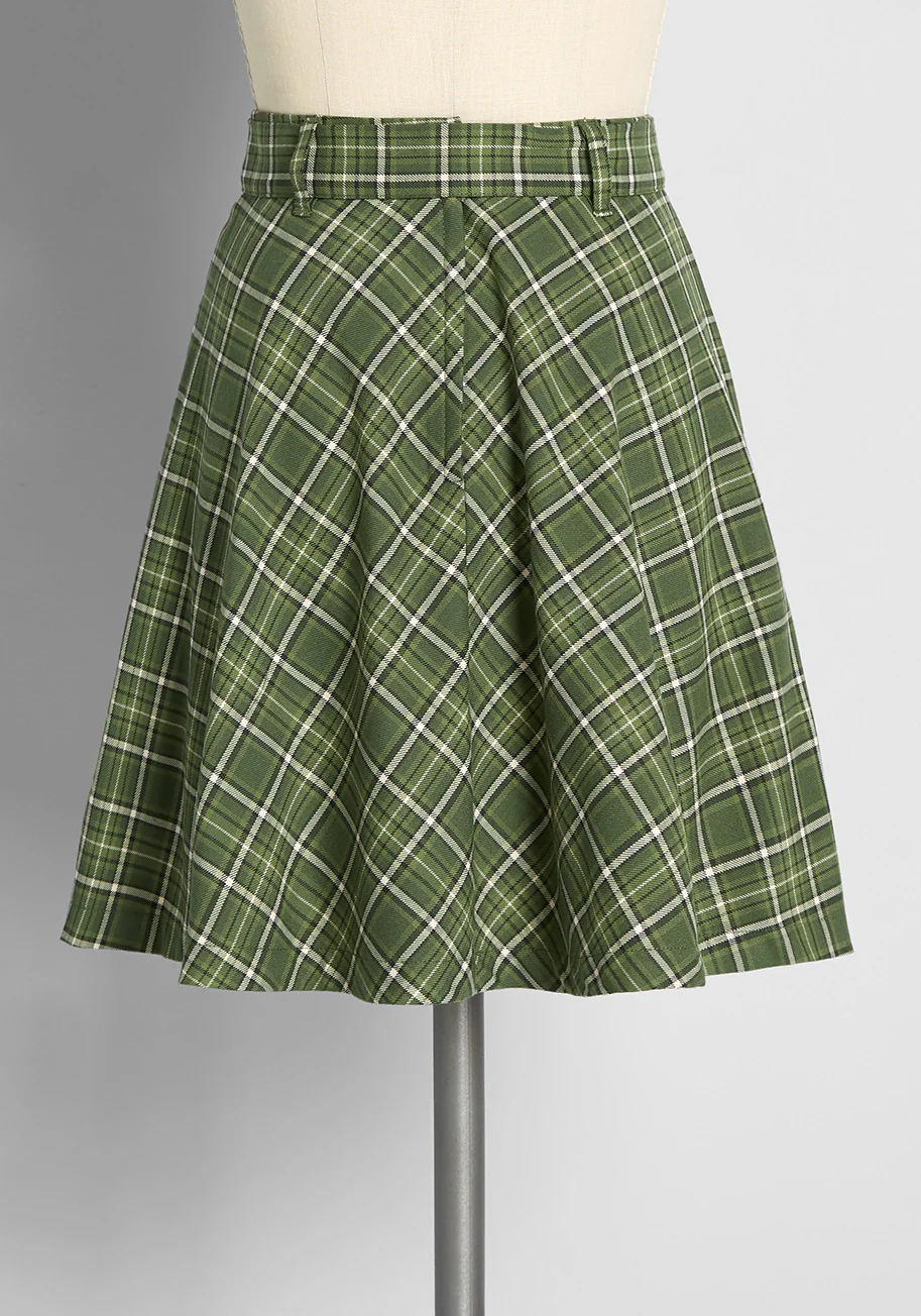 Task Maker Belted Mini Skirt - Olabens