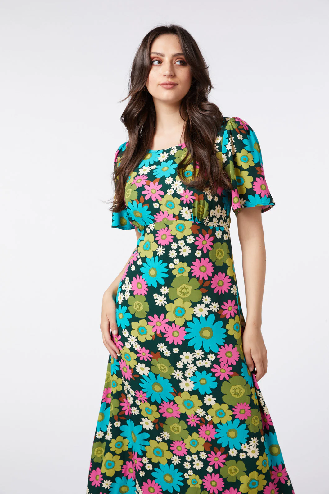 Pattie Floral Maxi Dress - Olabens