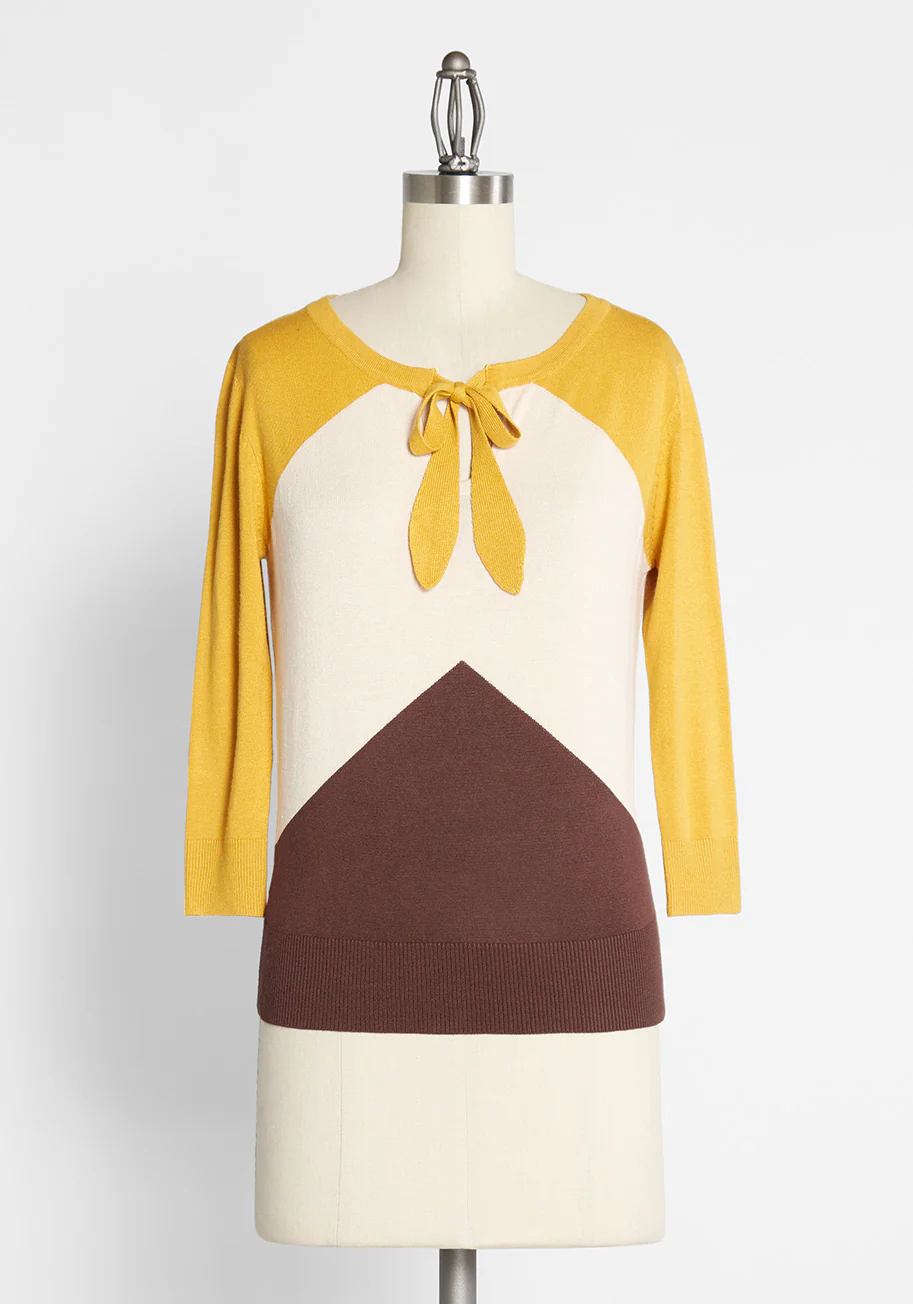 Honeycomb Honors Knit Top - Olabens