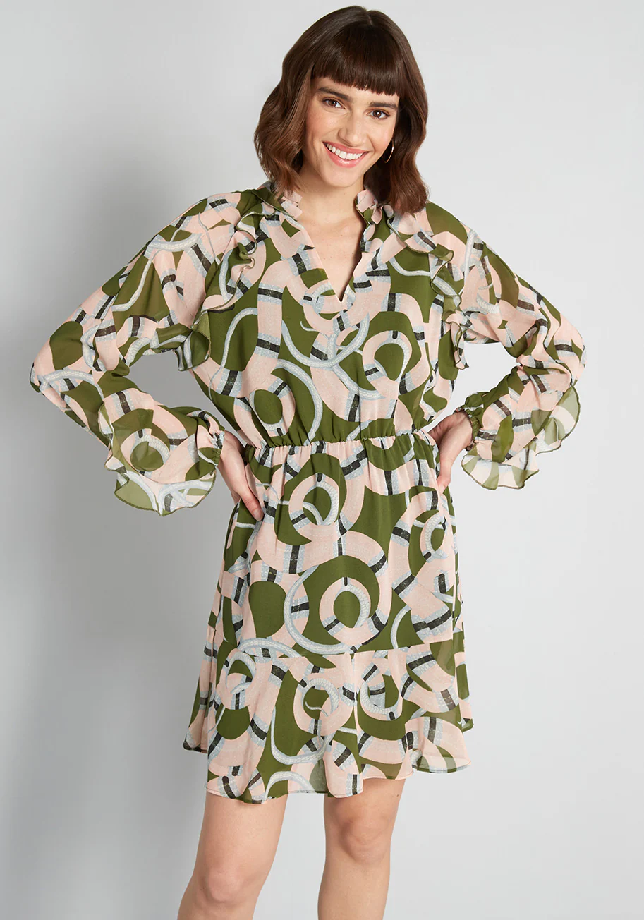 Medusa Moments Mini Dress - Olabens