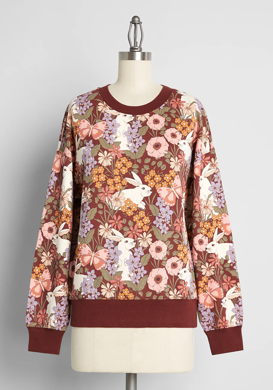 Bunny Garden Patrol Sweatshirt - Olabens