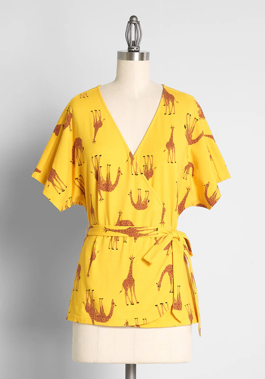 Grazing for Days Wrap Top - Olabens