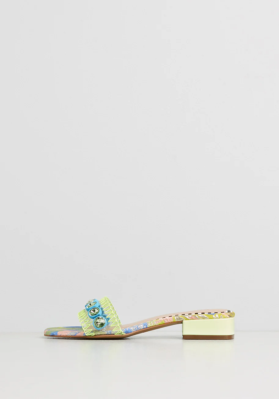 Summer Solstice Hostess Slide Sandal - Olabens