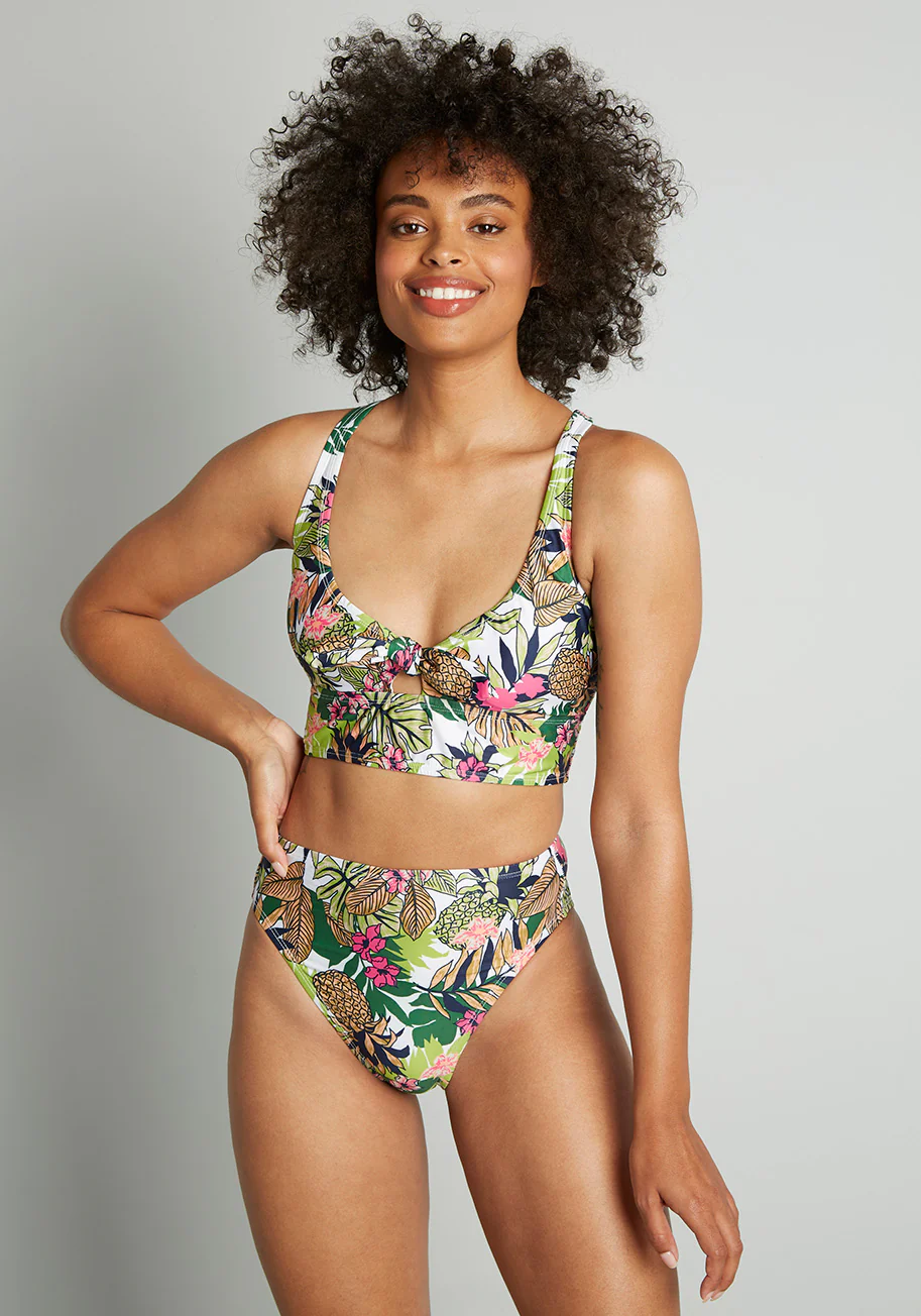 The Franky High-Waisted Bikini Bottom - Olabens