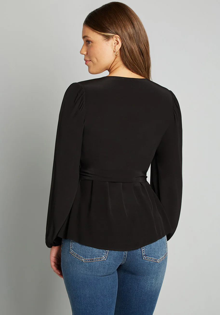 As We're Wrapping Up Blouse - Olabens