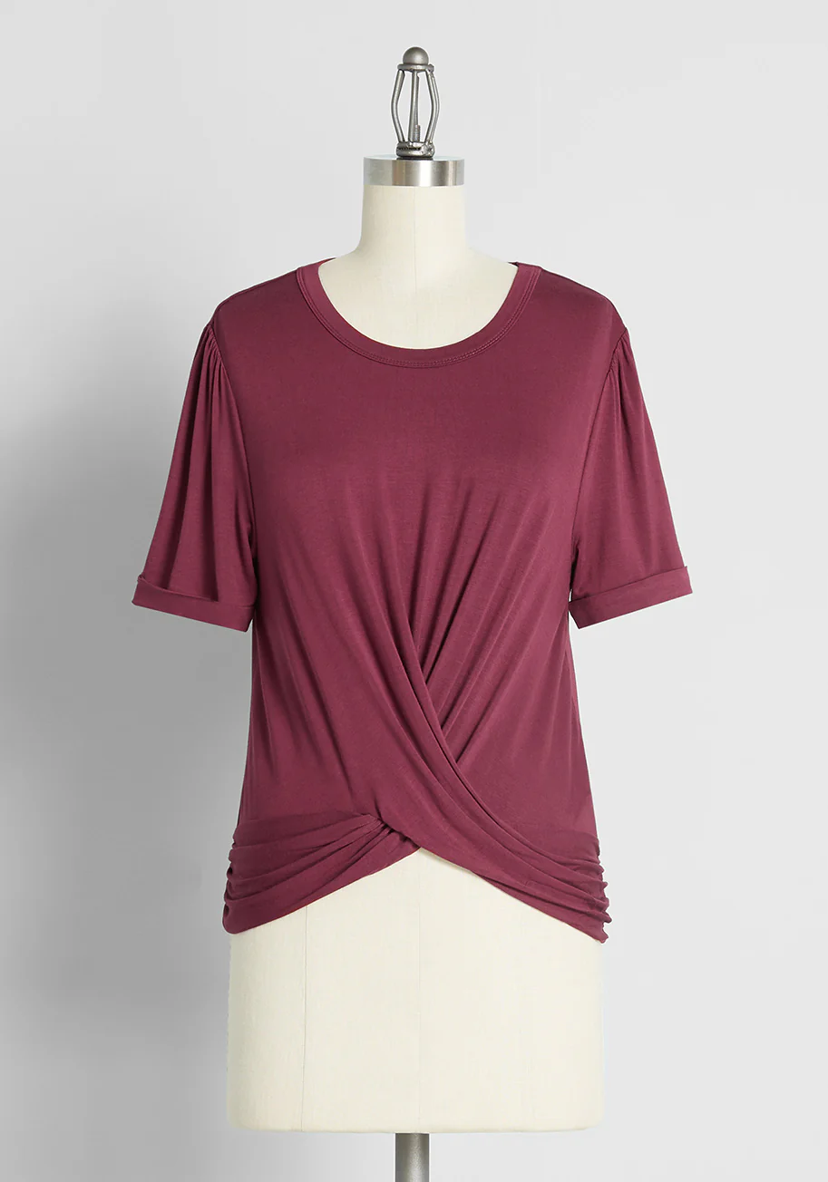 A Twist of Fun Knit Top - Olabens