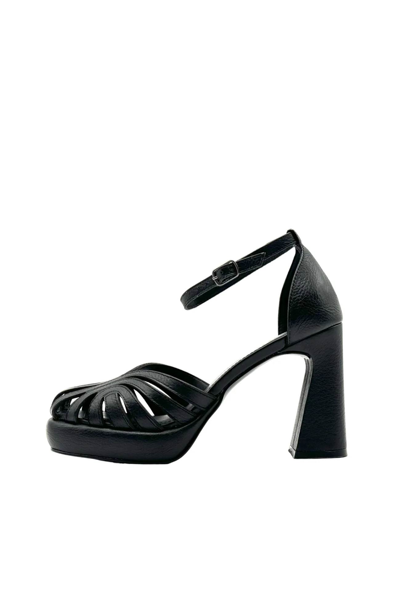Karmel Retro Platform Heels - Olabens
