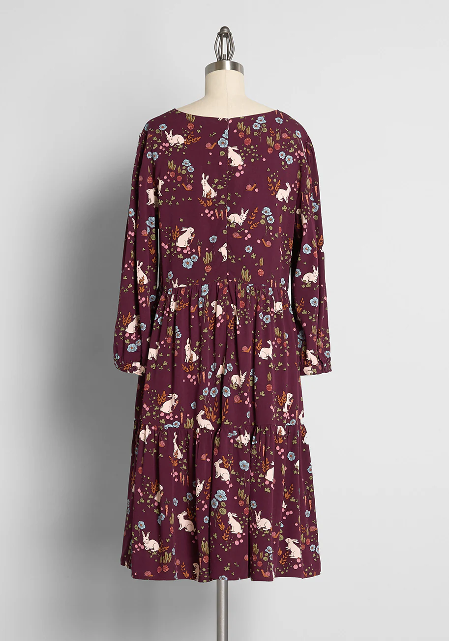 Isnyt x Princess Highway Befitting Bunnies Tiered Dress - Olabens