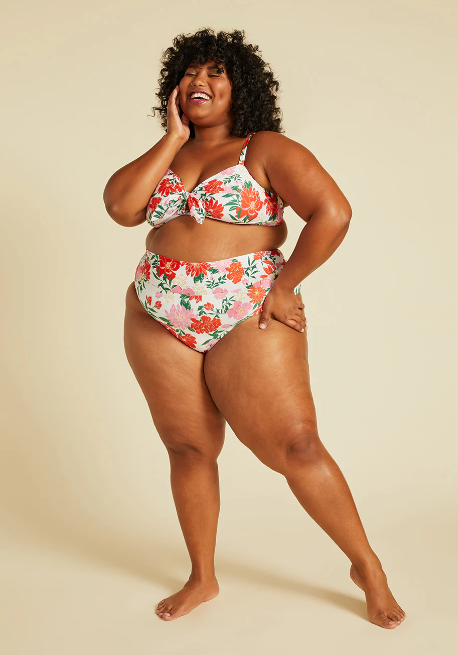 The Clarice High-Waisted Bikini Bottom - Olabens
