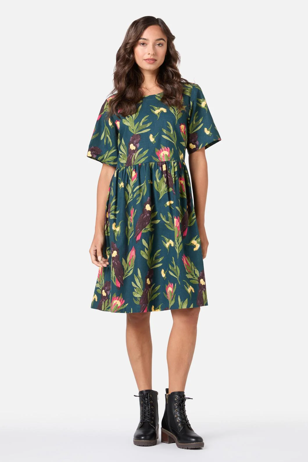 Cockatoo Smock Dress - Olabens