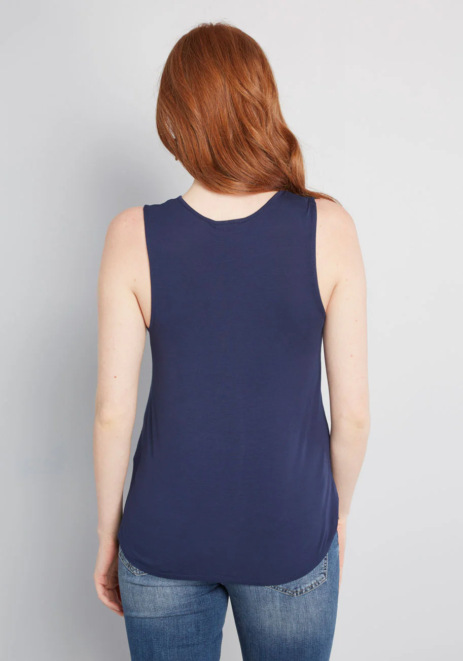 Familiar Feeling Sleeveless Top - Olabens