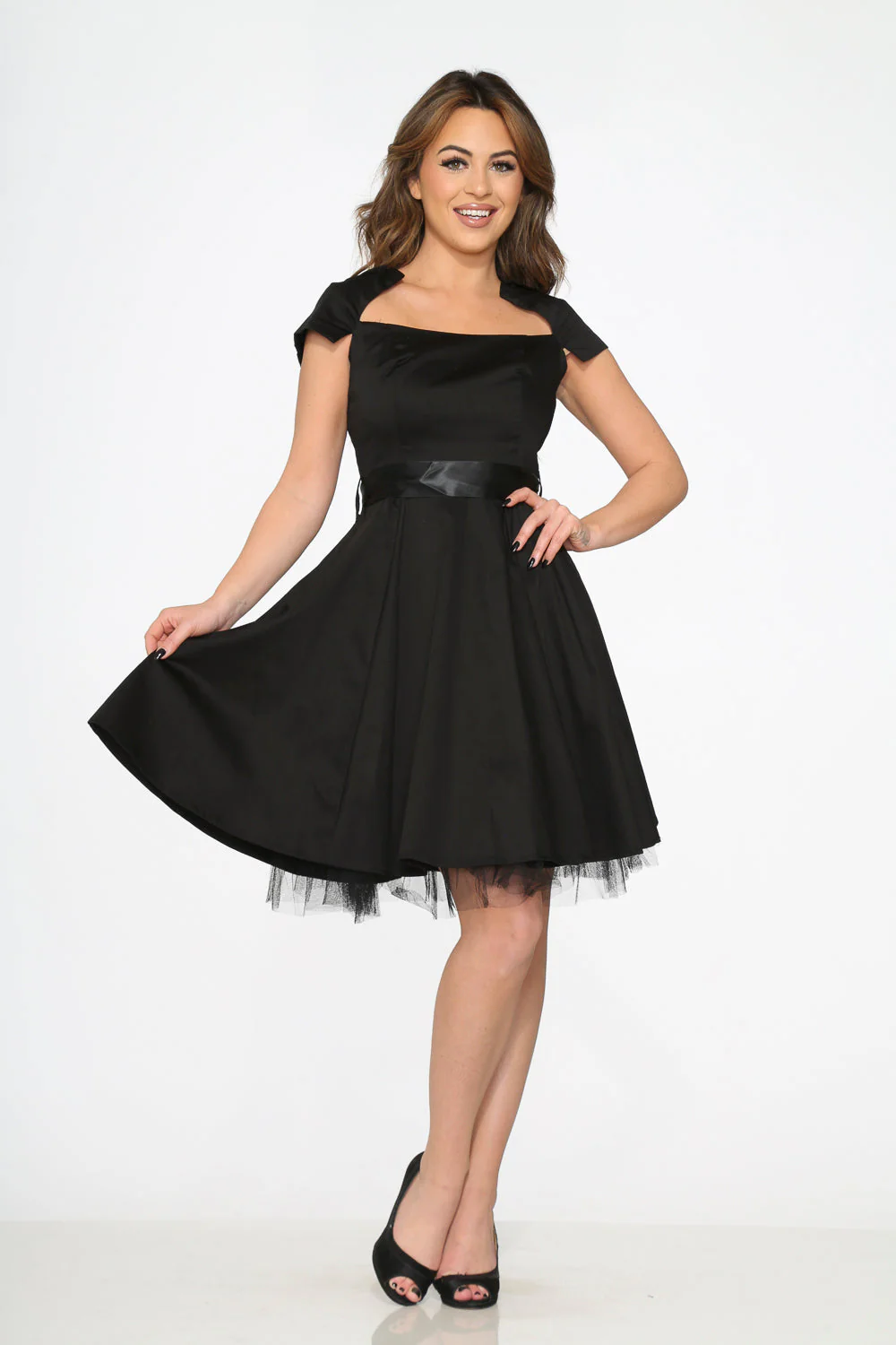 Black Swing Dress - Olabens