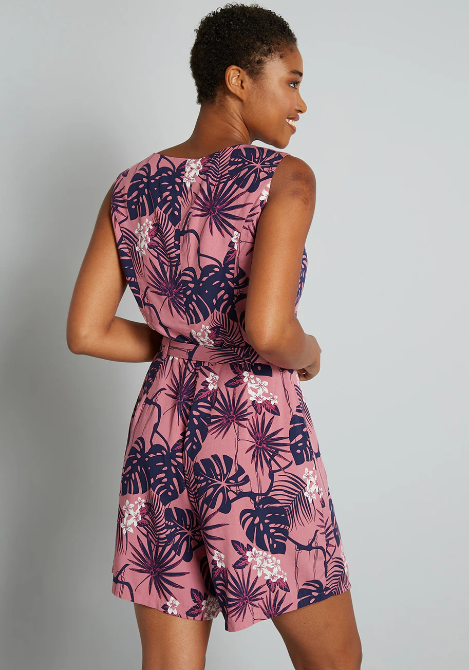 Isnyt x Collectif Beneath the Palm Trees Romper - Olabens