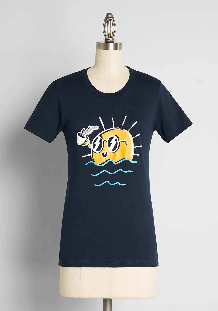 First Cup of the Day Graphic Tee - Olabens