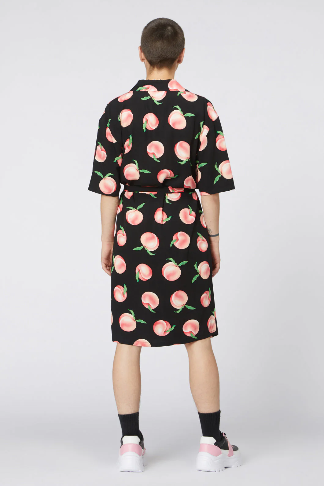 Peachy Viscose Shirt Dress - Olabens