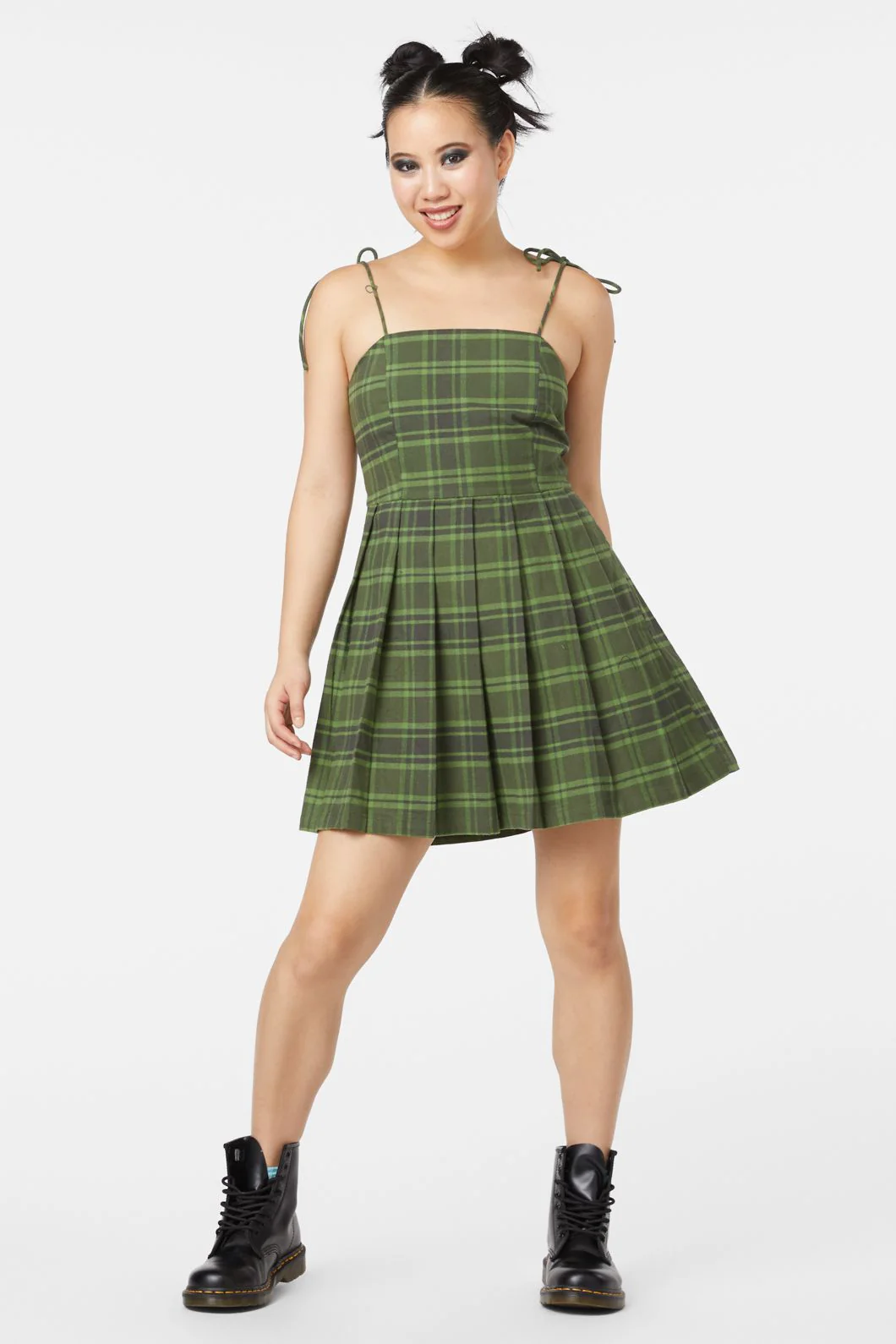 Meadow Tartan Dress - Olabens