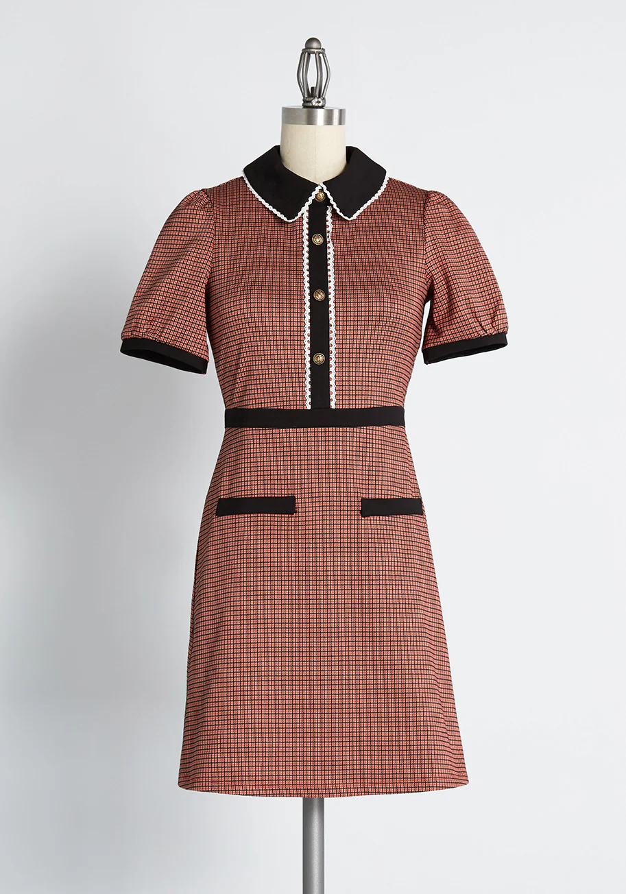 Scholastic Classic Collared Babydoll Dress - Olabens