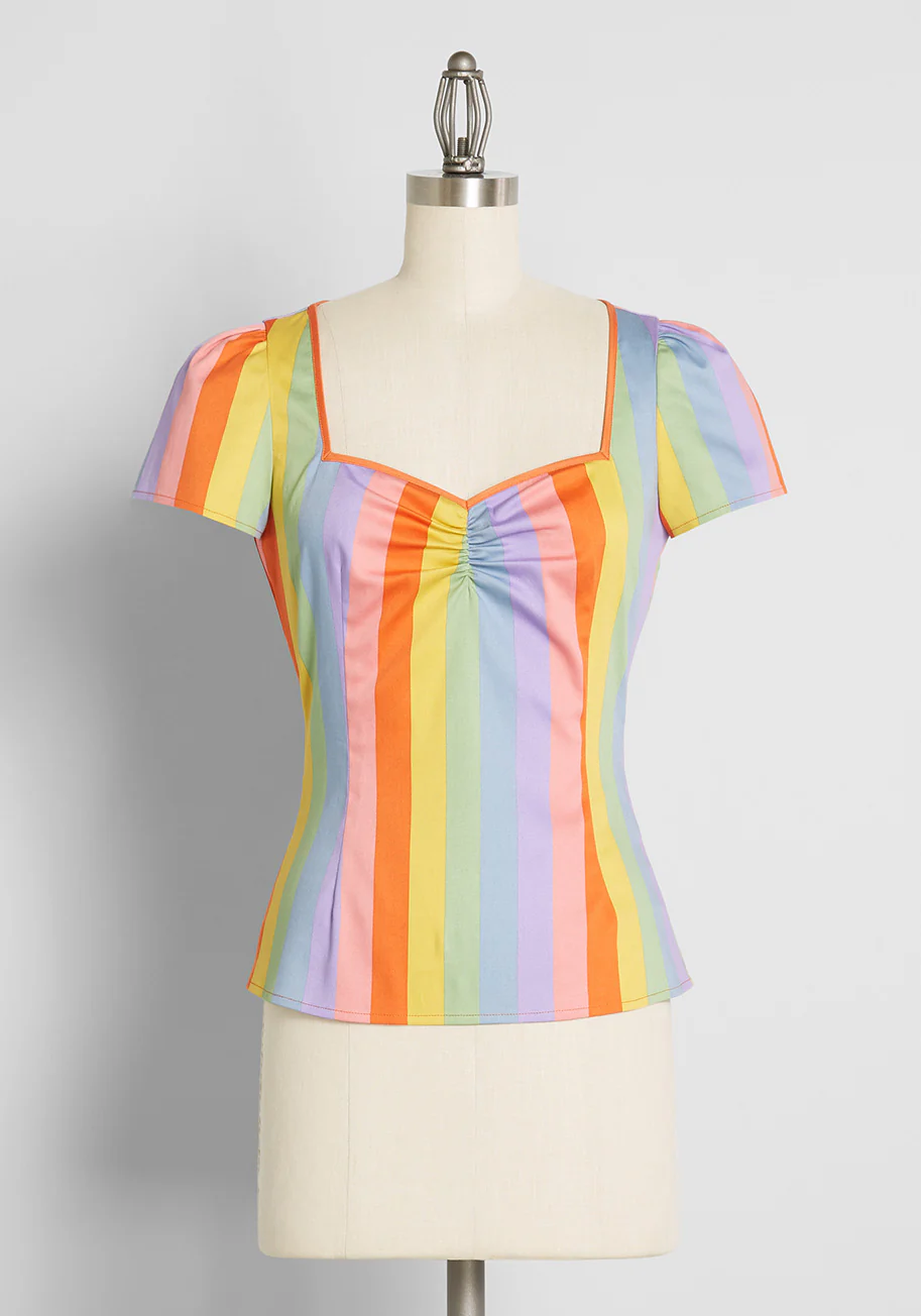 All Aboard The Rainbow Express Top - Olabens