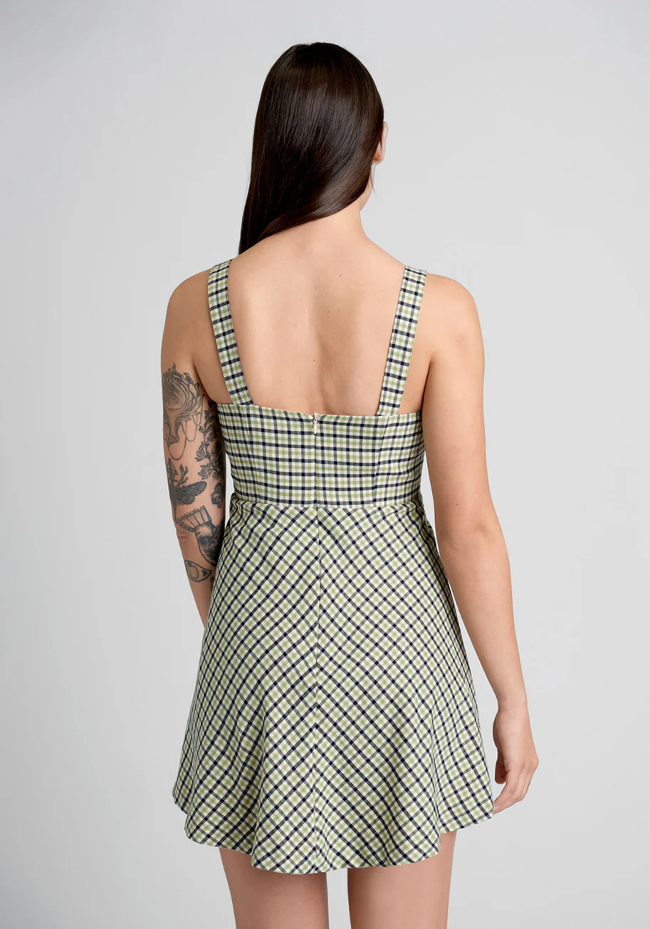 So Plaid I Found You Dress - Olabens