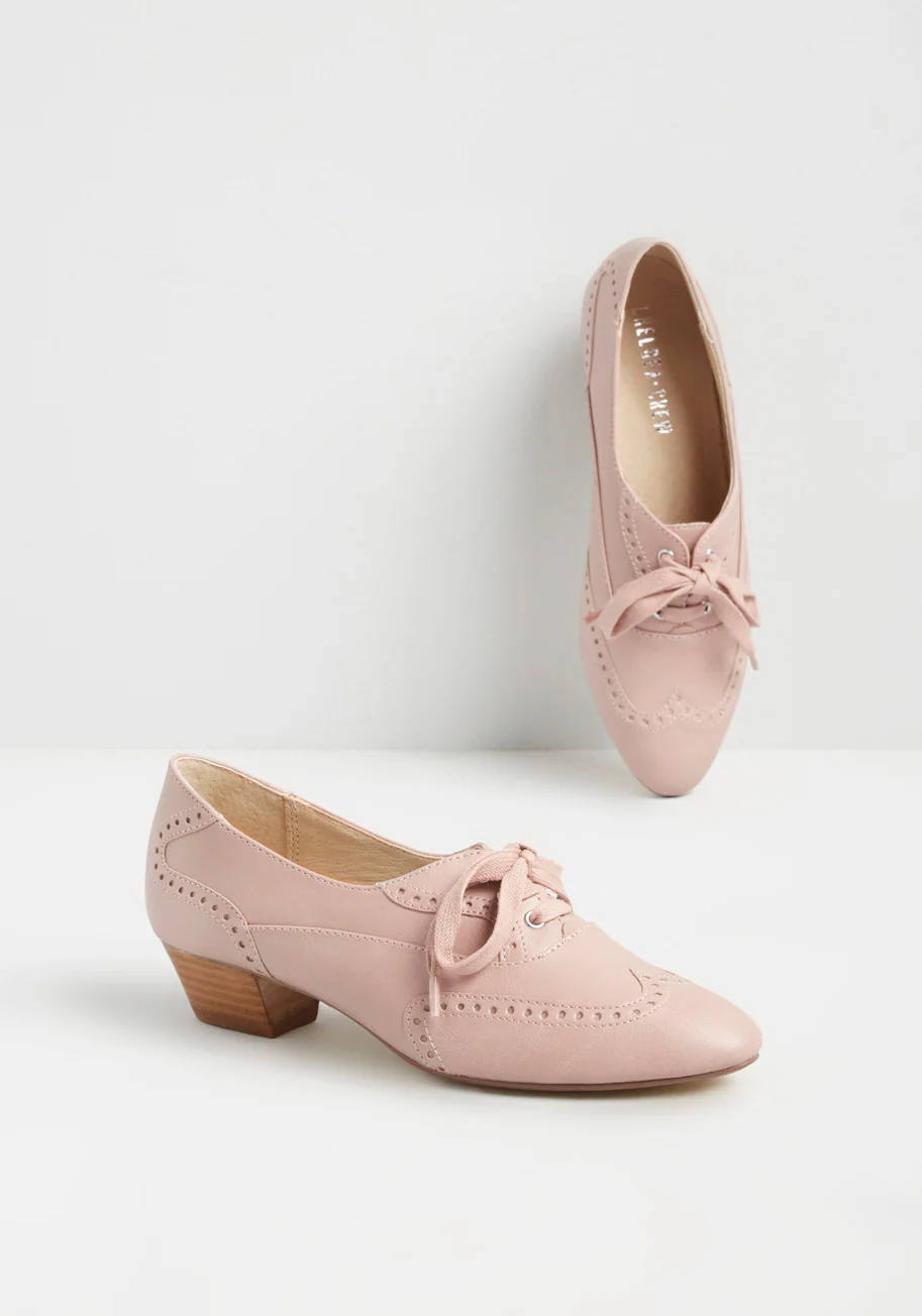 Dapper Direction Oxford Heel - Olabens