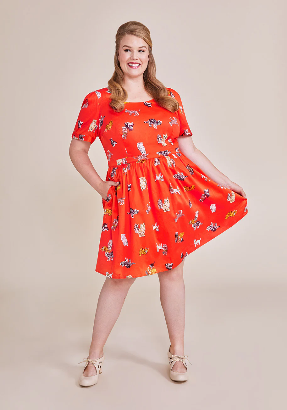 What's the Scoop? A-Line Dress - Olabens