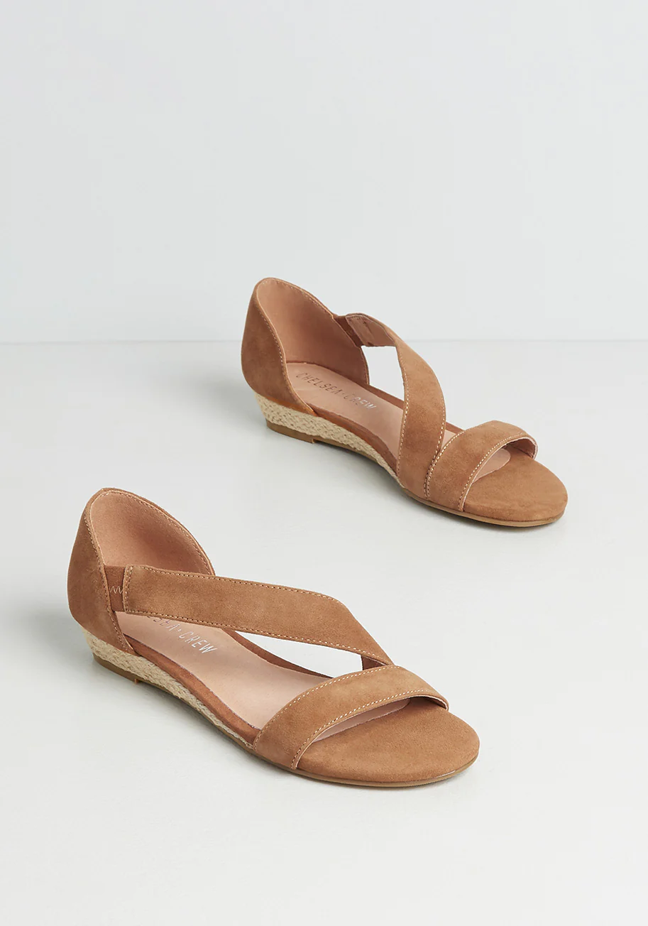 Sleek Appreciation Suede Sandal - Olabens