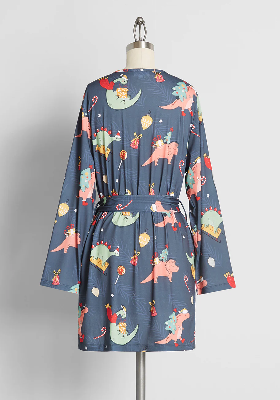 Roar-some Holidays Robe - Olabens