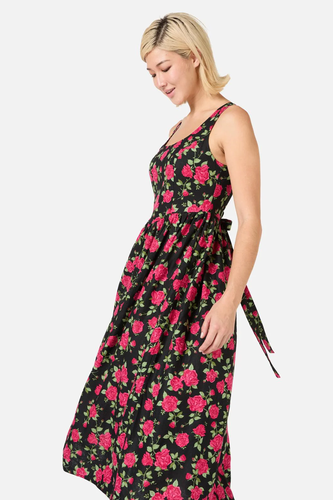 Winter Rose Midi Dress - Olabens